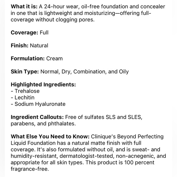 Clinique Beyond Perfecting Foundation and Concealer - Picture 5 of 5